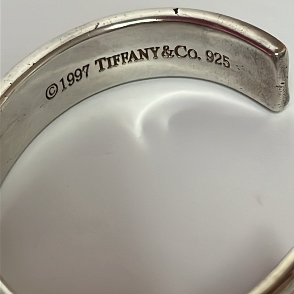 Vintage tiffany silver cuff - Picture 6 of 8